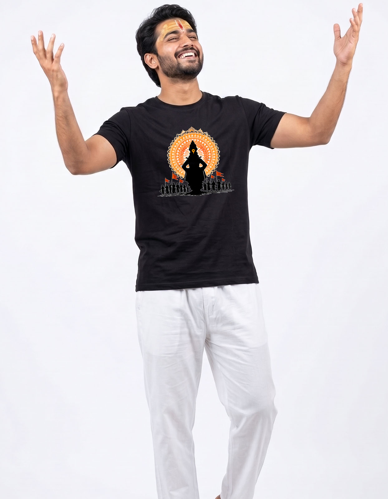 VARKARI Pandharichi Wat Printed T-shirt for Men and Women - Image 6