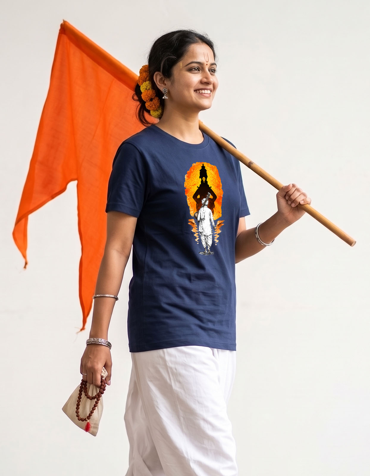 VARKARI-Pandharpur Wari Premium Spiritual Art Printed T-shirt for Men and Women - Image 11
