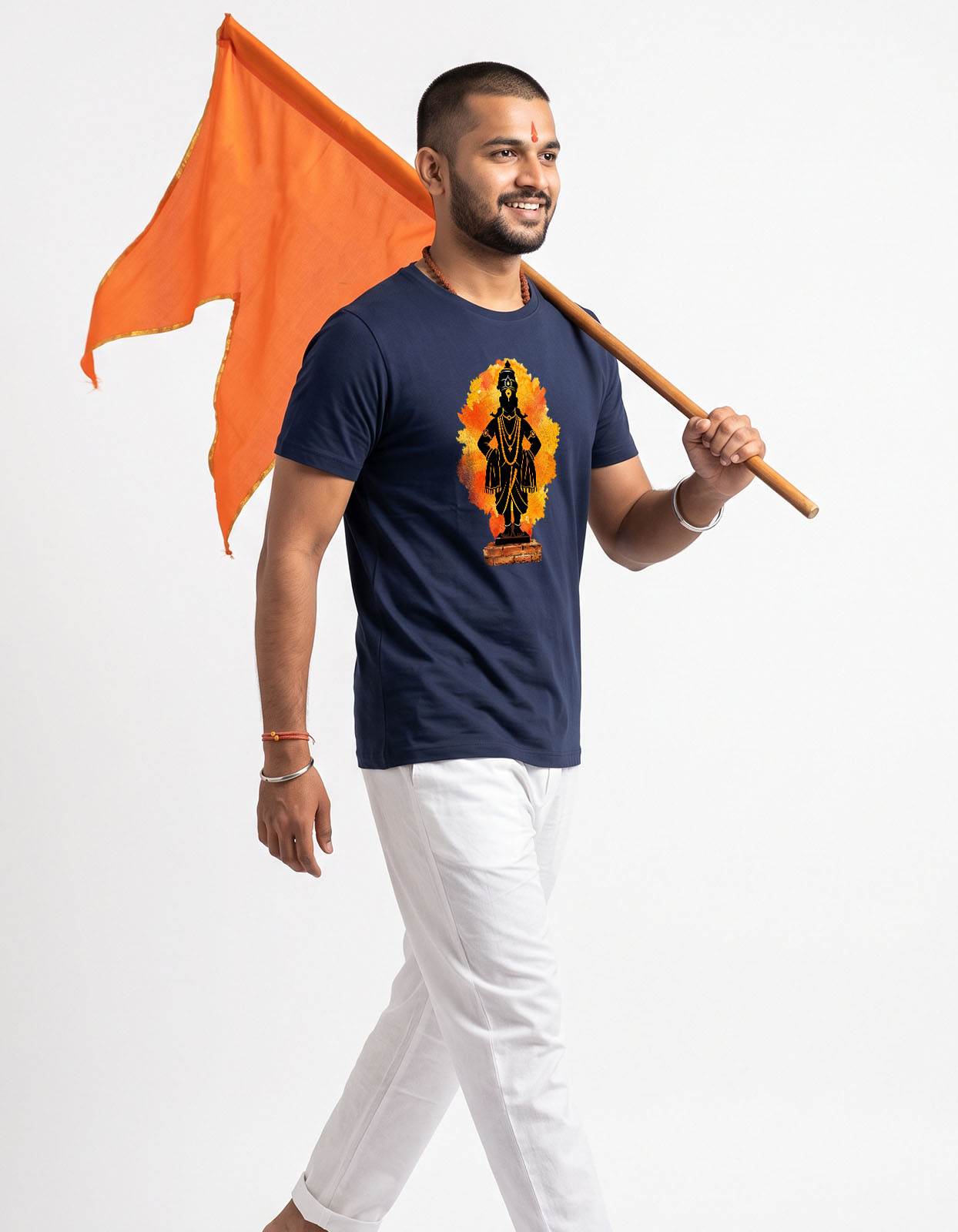 Vitthal Vithevar Ubha Printed T-shirt for Men and Women - Image 7