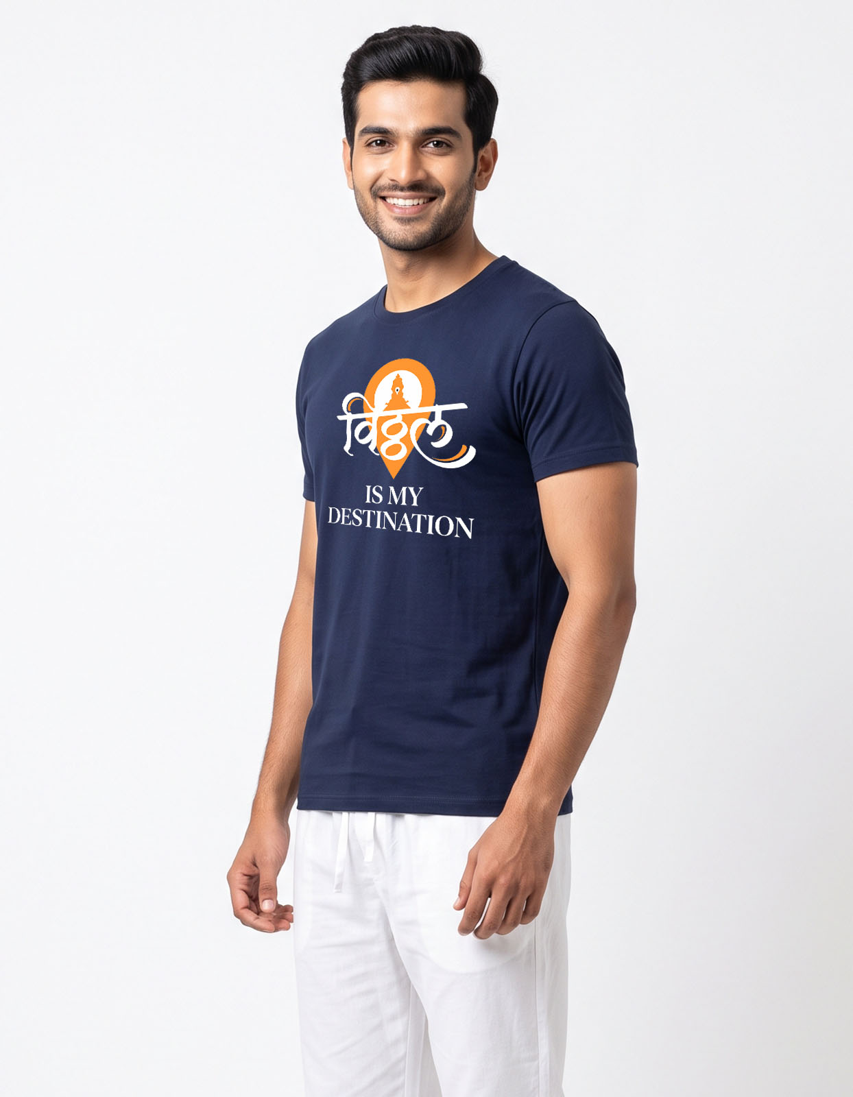 Vitthal Is My Destination Printed T-shirt for Men and Women - Image 10